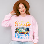 Cruise Squad 2025 Yellow & Blue - Vacation Unisex Crewneck T-Shirt Sweatshirt Hoodie