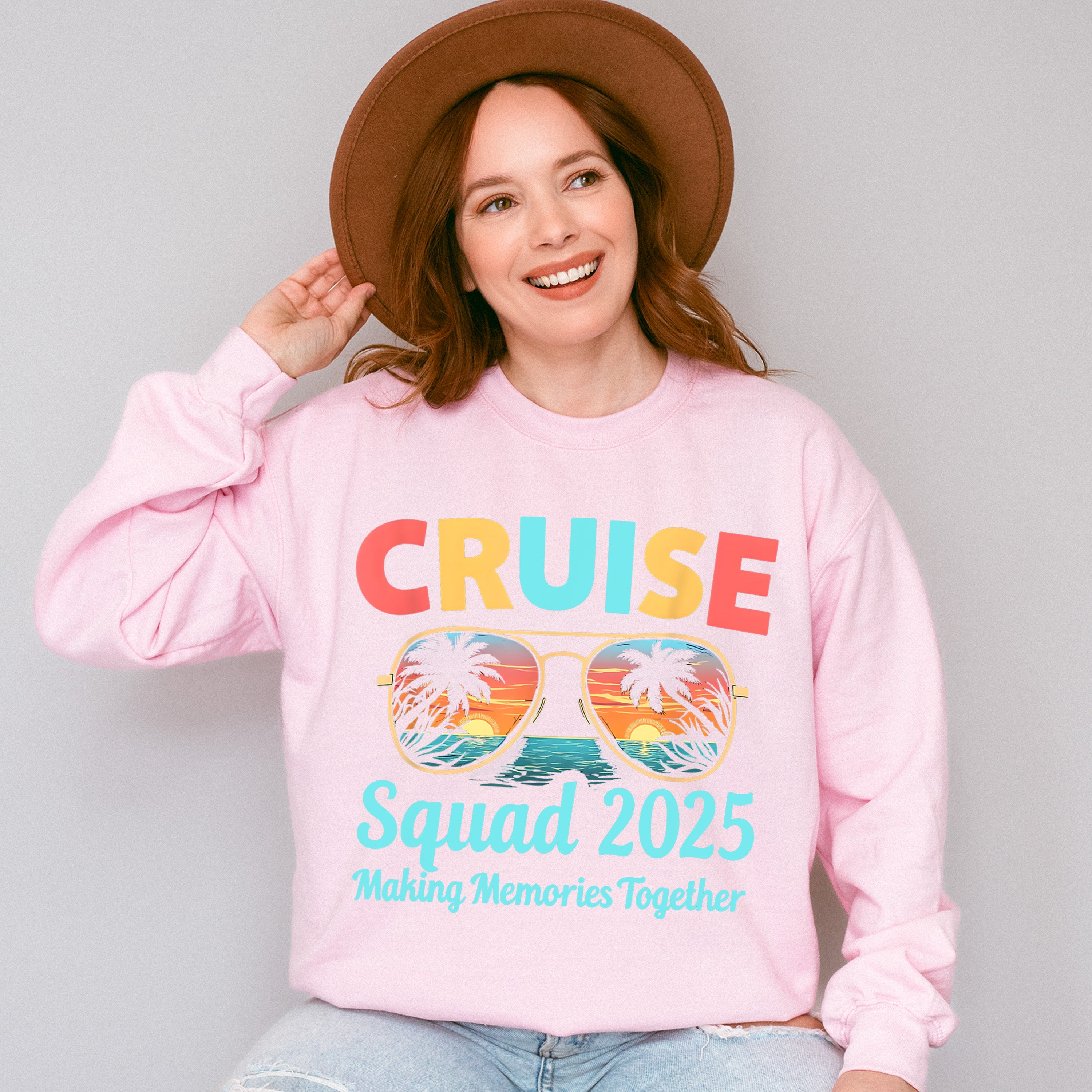 Cruise Squad 2025 Sunglasses - Vacation Unisex Crewneck T-Shirt Sweatshirt Hoodie