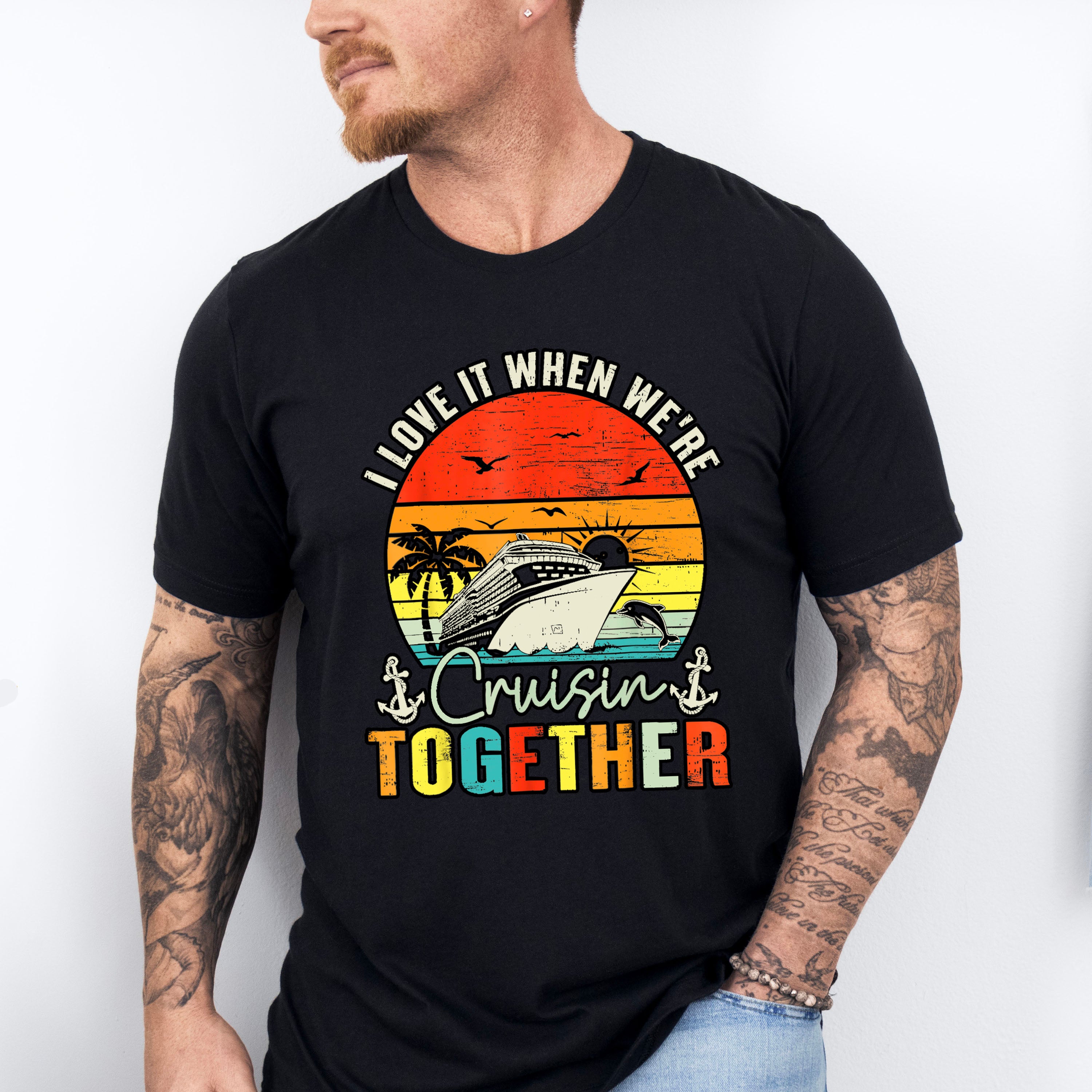 I Love It When We're Cruisin Together Sunset - Vacation Unisex Crewneck T-Shirt Sweatshirt Hoodie