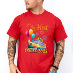 My First Cruise 2025 Balloons - Vacation Unisex Crewneck T-Shirt Sweatshirt Hoodie