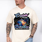 Cruisin' Together 2025 Bahamas Night Design - Vacation Unisex Crewneck T-Shirt Sweatshirt Hoodie