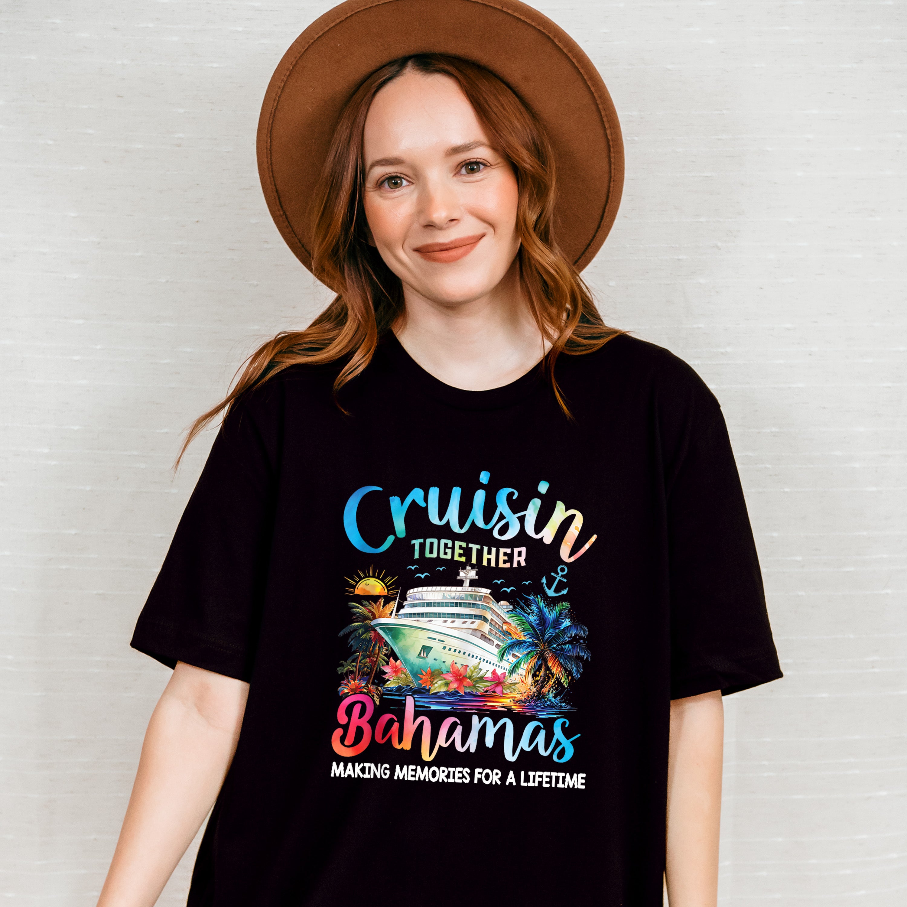 Cruisin' Toget Bahamas Sunset Design - Vacation Unisex Crewneck T-Shirt Sweatshirt Hoodie