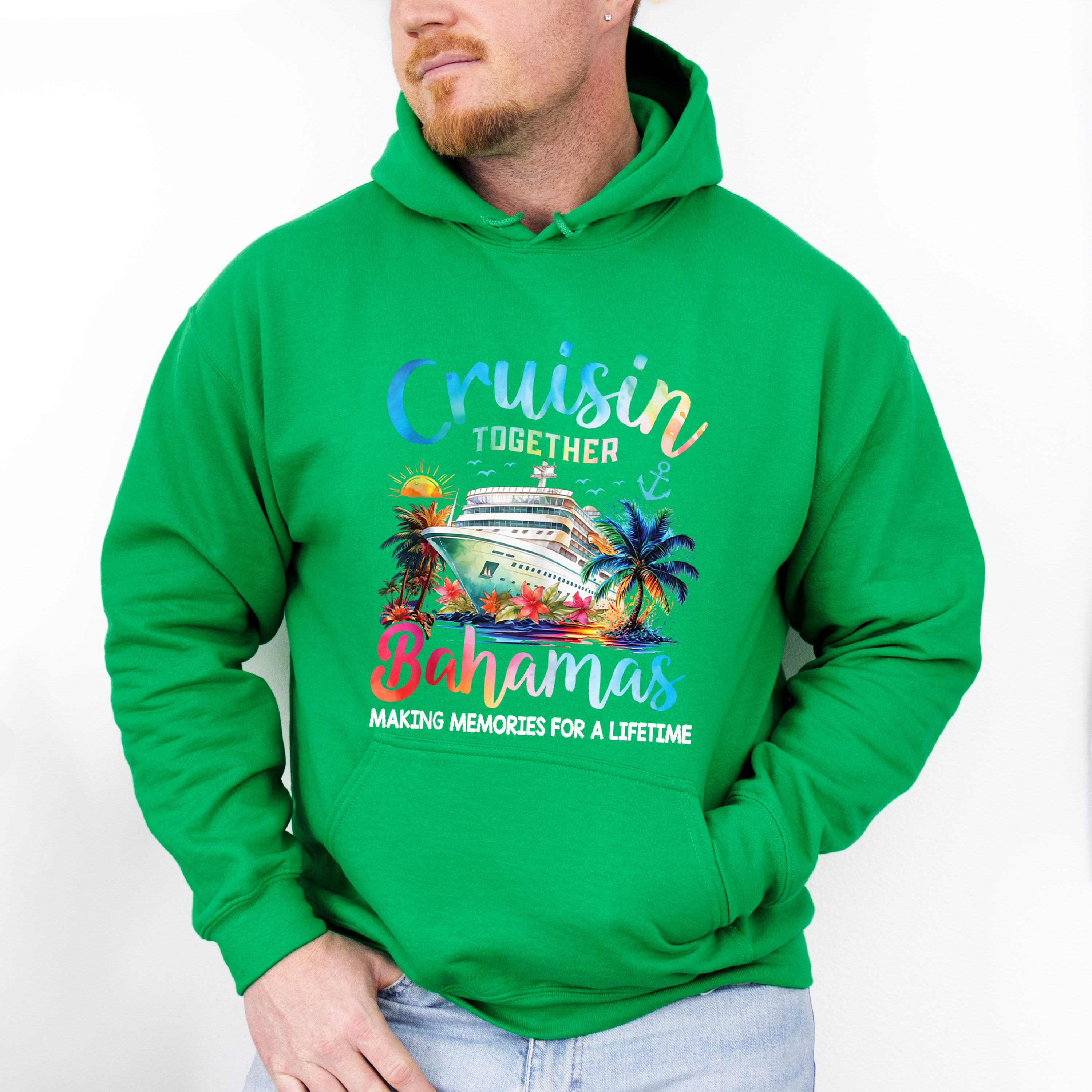 Cruisin' Toget Bahamas Sunset Design - Vacation Unisex Crewneck T-Shirt Sweatshirt Hoodie