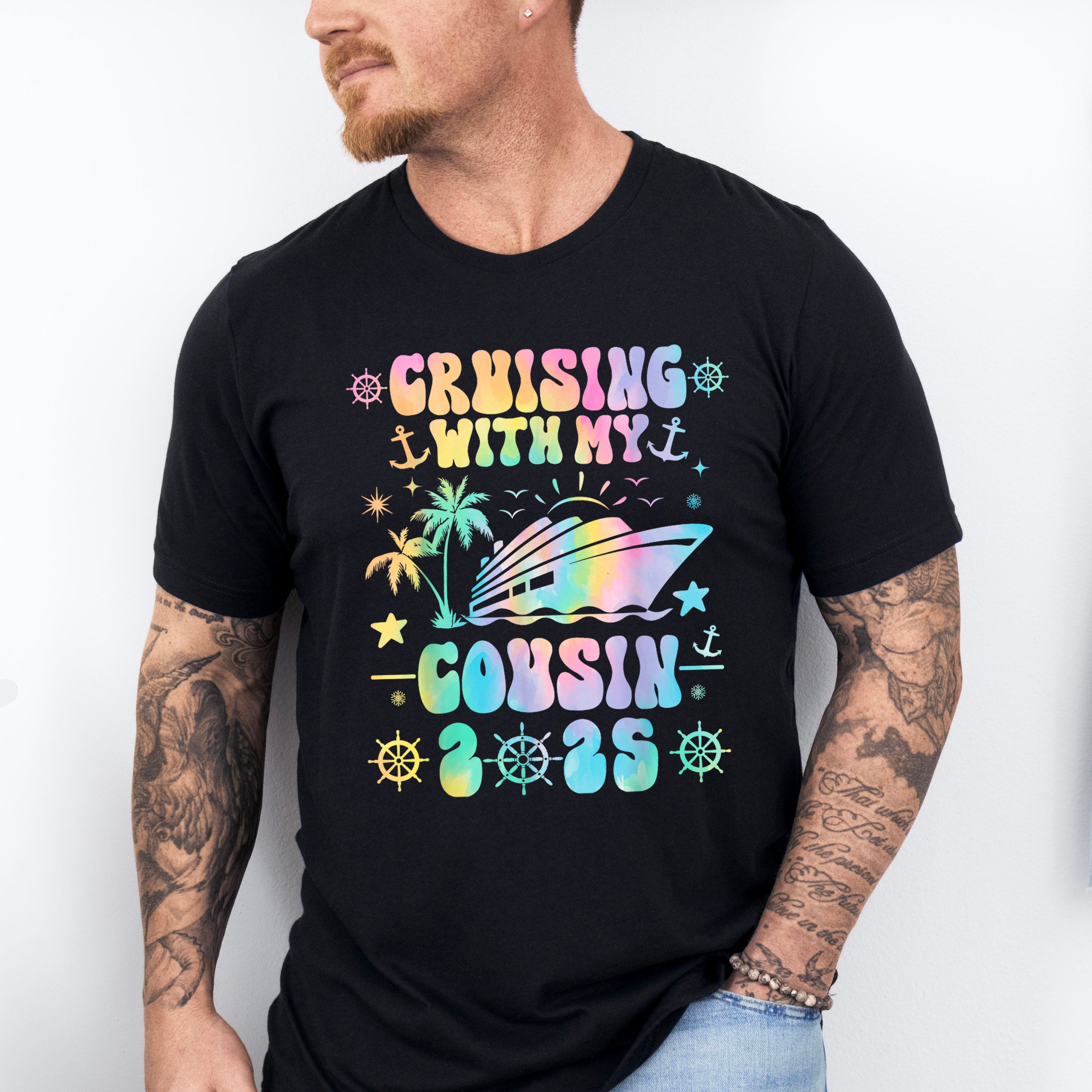 Cruising With My Cousin 2025 - Vacation Unisex Crewneck T-Shirt Sweatshirt Hoodie