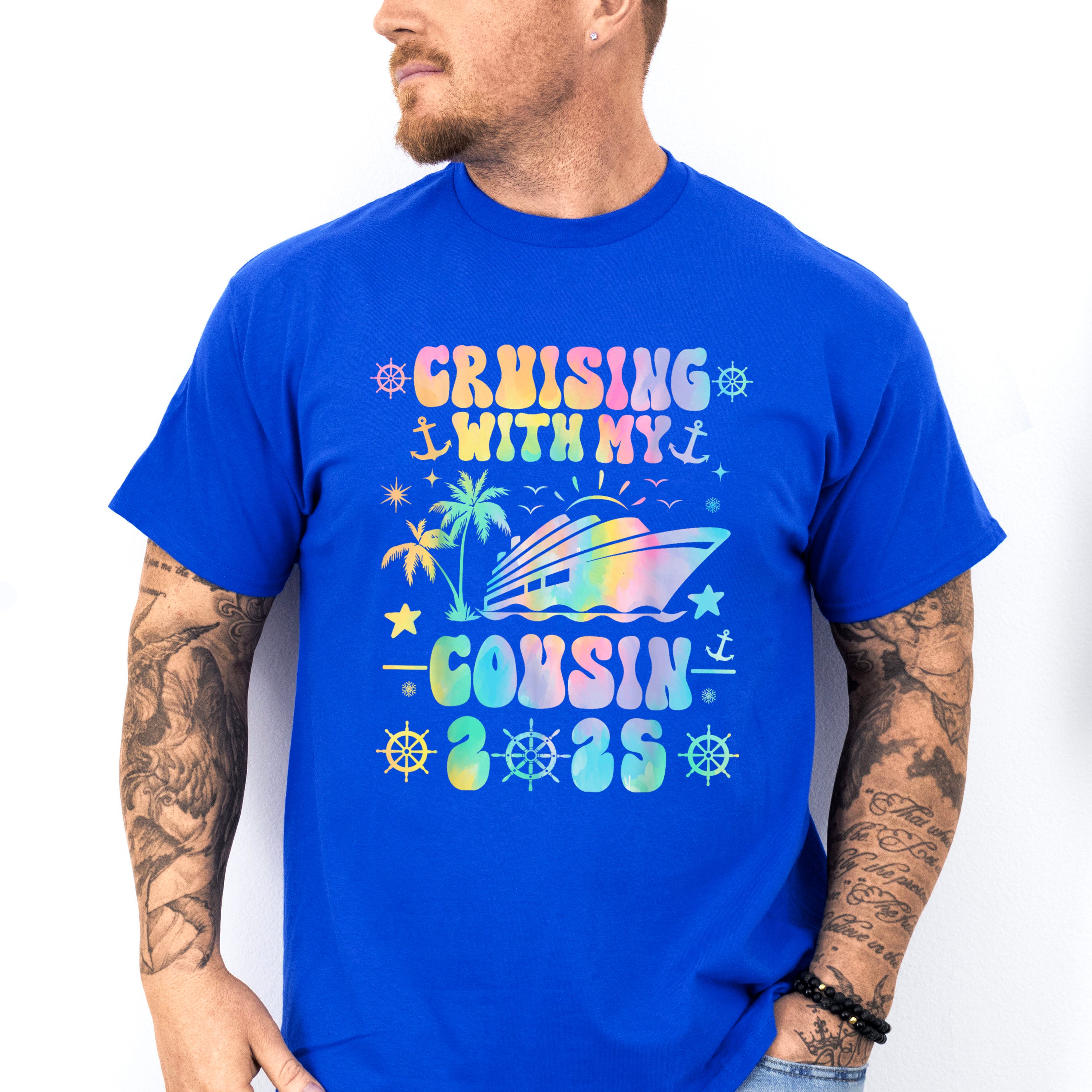 Cruising With My Cousin 2025 - Vacation Unisex Crewneck T-Shirt Sweatshirt Hoodie