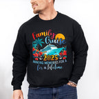 Family Cruise 2025 Red Flowers - Vacation Unisex Crewneck T-Shirt Sweatshirt Hoodie