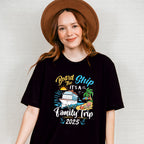 Board The Ship It's A Family Trip 2025 Island - Vacation Unisex Crewneck T-Shirt Sweatshirt Hoodie
