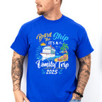 Board The Ship It's A Family Trip 2025 Island - Vacation Unisex Crewneck T-Shirt Sweatshirt Hoodie