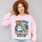 Board The Ship It's A Family Trip 2025 Island - Vacation Unisex Crewneck T-Shirt Sweatshirt Hoodie