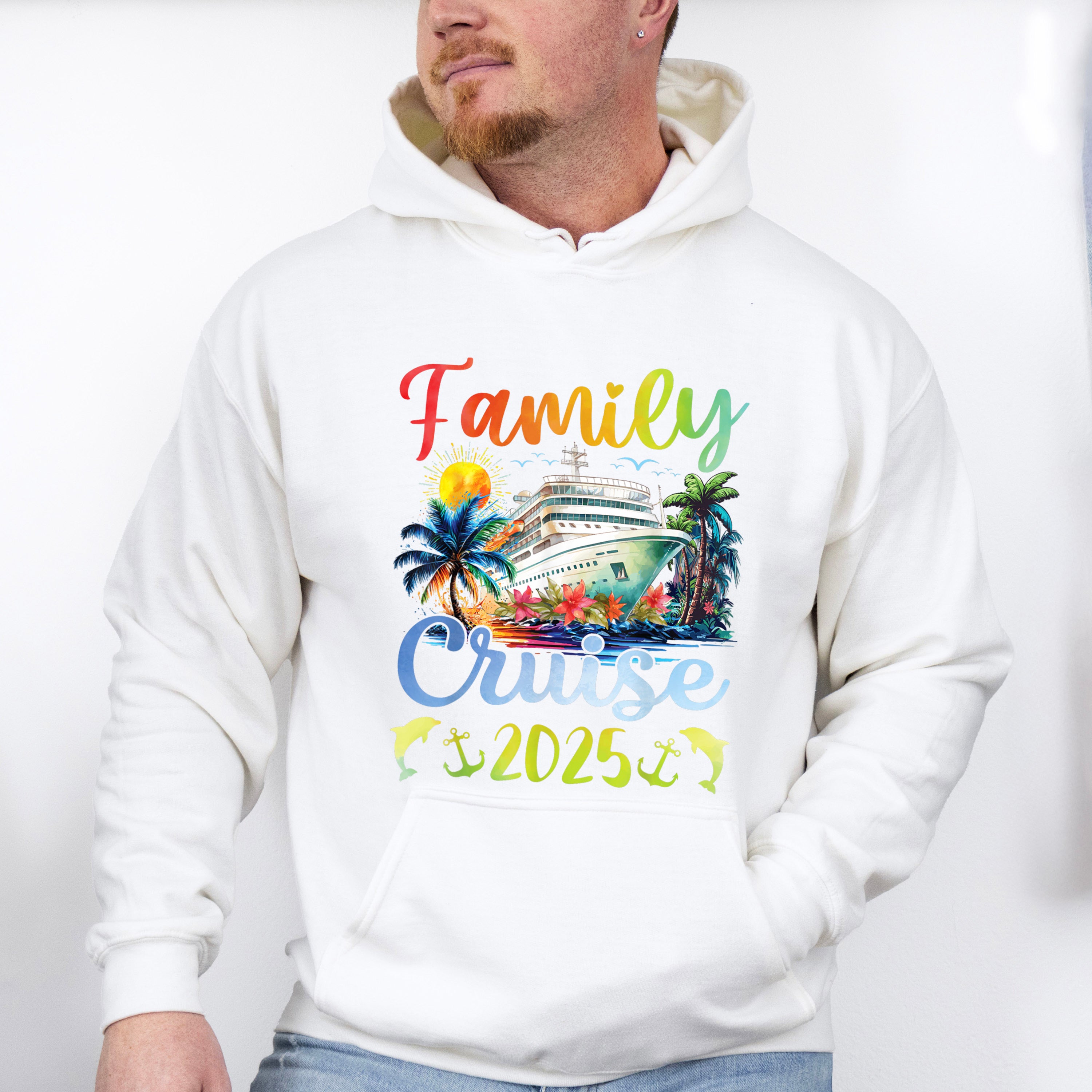 Family Cruise 2025 Flowers &amp; Trees - Vacation Unisex Crewneck T-Shirt Sweatshirt Hoodie