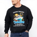 Cruisin' Together Bahamas 2025 Sunset Trees & Sun - Vacation Unisex Crewneck T-Shirt Sweatshirt Hoodie