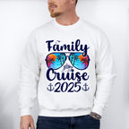 Family Cruise 2025 Sunglasses Blue Design - Vacation Unisex Crewneck T-Shirt Sweatshirt Hoodie