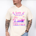 I Love It When We're Cruisin Together Pink - Vacation Unisex Crewneck T-Shirt Sweatshirt Hoodie