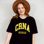 Yellow CRNA Nurse Design - CRNA Unisex Crewneck T-Shirt Sweatshirt Hoodie