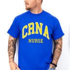 Yellow CRNA Nurse Design - CRNA Unisex Crewneck T-Shirt Sweatshirt Hoodie