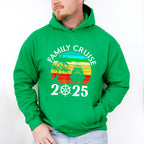 Family Cruise 2025 Circular Colorful Design - Vacation Unisex Crewneck T-Shirt Sweatshirt Hoodie