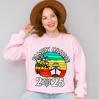 Family Cruise 2025 Circular Colorful Design - Vacation Unisex Crewneck T-Shirt Sweatshirt Hoodie