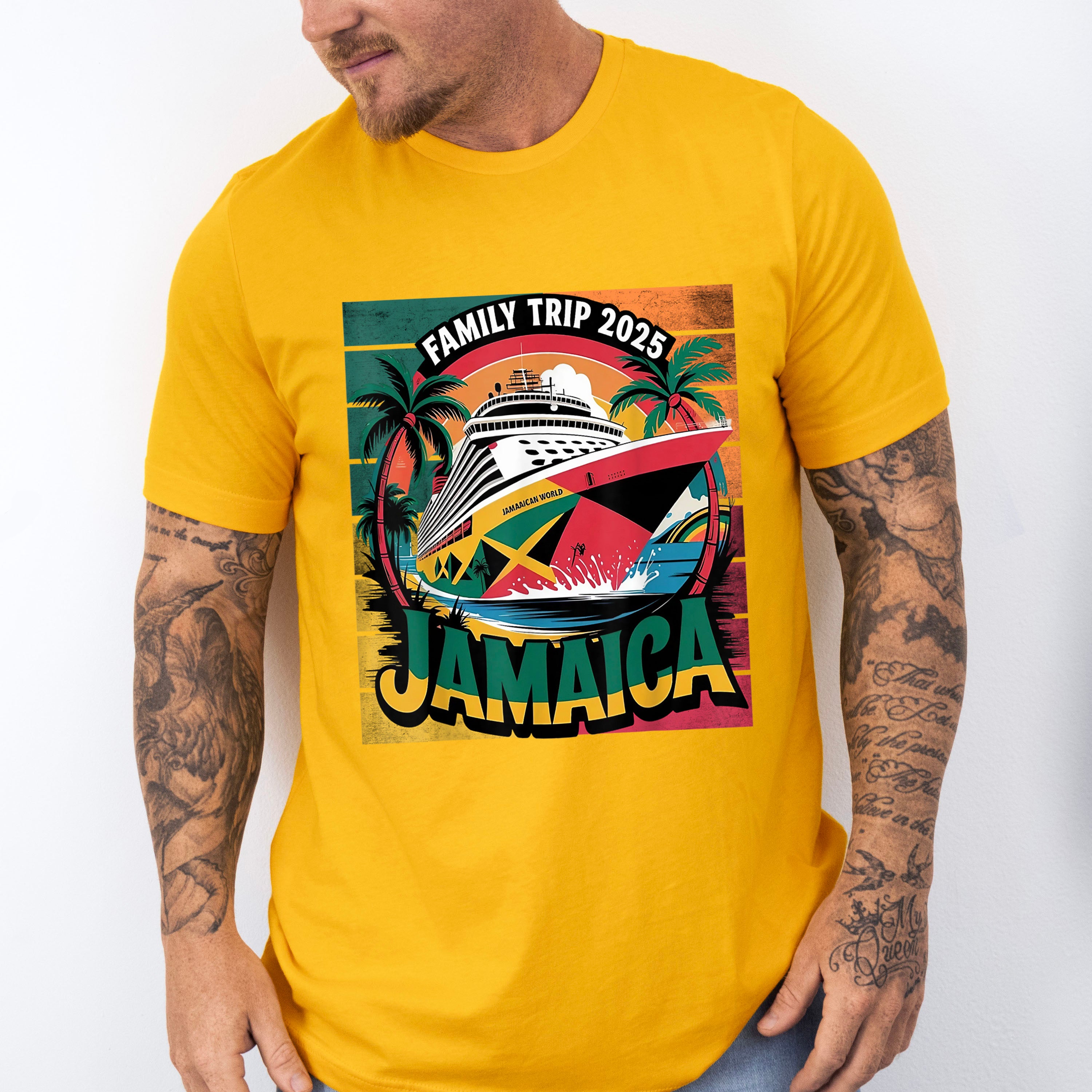 Family Trip 2025 Jamaica - Vacation Unisex Crewneck T-Shirt Sweatshirt Hoodie