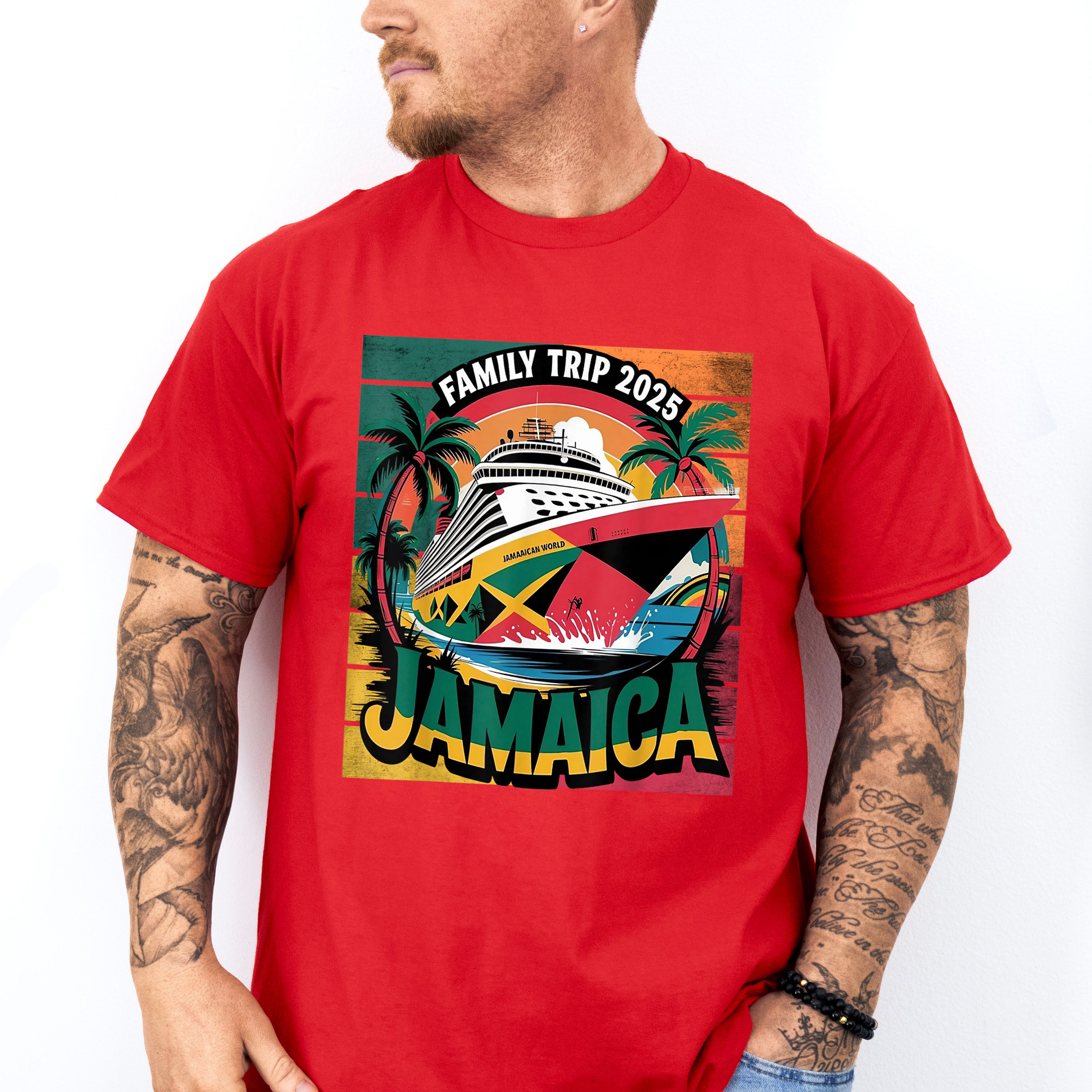 Family Trip 2025 Jamaica - Vacation Unisex Crewneck T-Shirt Sweatshirt Hoodie