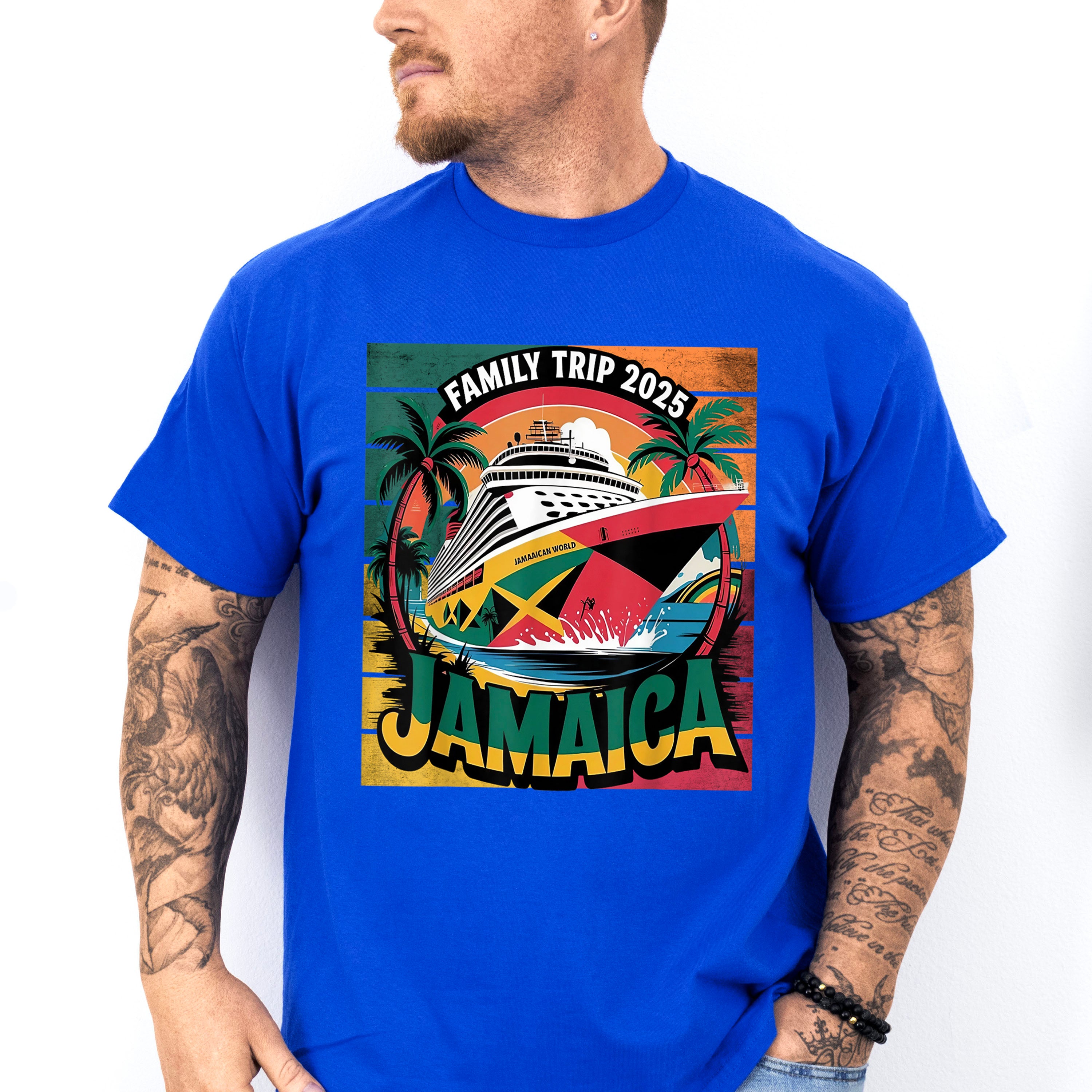 Family Trip 2025 Jamaica - Vacation Unisex Crewneck T-Shirt Sweatshirt Hoodie