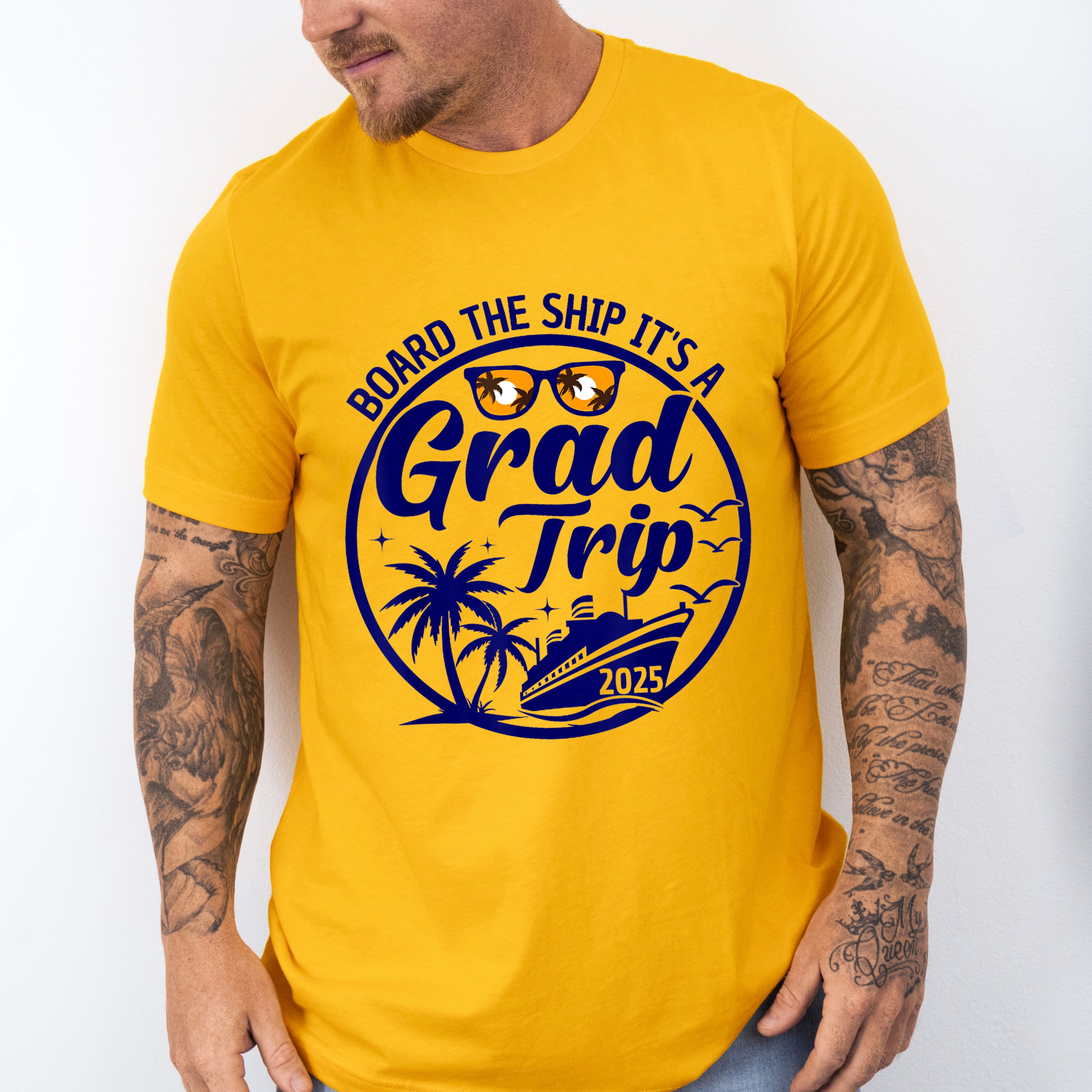 Board The Ship It's A Grad Trip - Vacation Unisex Crewneck T-Shirt Sweatshirt Hoodie