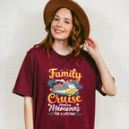 Family Cruise Making Memories Orange Text - Vacation Unisex Crewneck T-Shirt Sweatshirt Hoodie