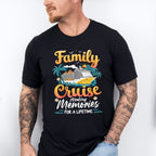 Family Cruise Making Memories Orange Text - Vacation Unisex Crewneck T-Shirt Sweatshirt Hoodie