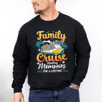 Family Cruise Making Memories Orange Text - Vacation Unisex Crewneck T-Shirt Sweatshirt Hoodie