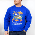 Family Cruise Making Memories Orange Text - Vacation Unisex Crewneck T-Shirt Sweatshirt Hoodie