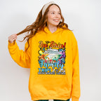 Aw Ship It's A Family Trip 2025 Colorful Trees - Vacation Unisex Crewneck T-Shirt Sweatshirt Hoodie