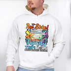 Aw Ship It's A Family Trip 2025 Colorful Trees - Vacation Unisex Crewneck T-Shirt Sweatshirt Hoodie