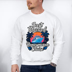 Just Married Honeymoon Cruise - Vacation Unisex Crewneck T-Shirt Sweatshirt Hoodie