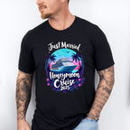 Just Married Honeymoon Cruise 2025 - Vacation Unisex Crewneck T-Shirt Sweatshirt Hoodie