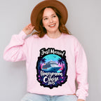 Just Married Honeymoon Cruise 2025 - Vacation Unisex Crewneck T-Shirt Sweatshirt Hoodie