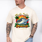 Family Cruise 2025 Making Memories Sunset Trees - Vacation Unisex Crewneck T-Shirt Sweatshirt Hoodie