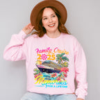 Family Cruise 2025 Making Memories Pink Trees - Vacation Unisex Crewneck T-Shirt Sweatshirt Hoodie