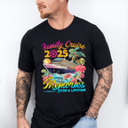 Family Cruise 2025 Making Memories Pink Trees - Vacation Unisex Crewneck T-Shirt Sweatshirt Hoodie