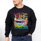Family Cruise 2025 Making Memories Pink Trees - Vacation Unisex Crewneck T-Shirt Sweatshirt Hoodie