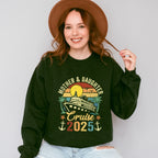 Mother & Daughter Cruise 2025 Vintage Design - Vacation Unisex Crewneck T-Shirt Sweatshirt Hoodie