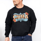 CRNA Saving Lives Floral Design - CRNA Unisex Crewneck T-Shirt Sweatshirt Hoodie