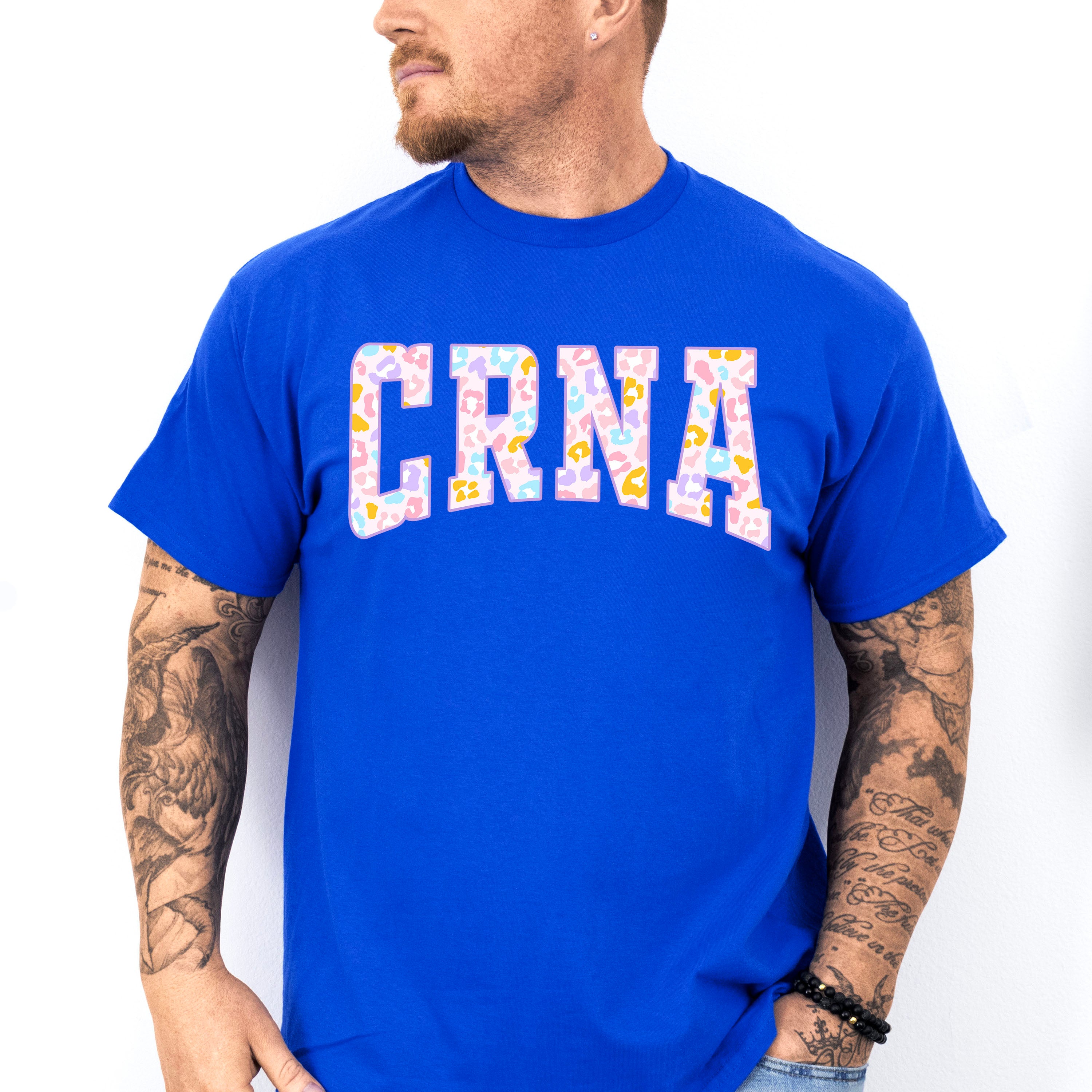 CRNA Colorful Design - CRNA Unisex Crewneck T-Shirt Sweatshirt Hoodie