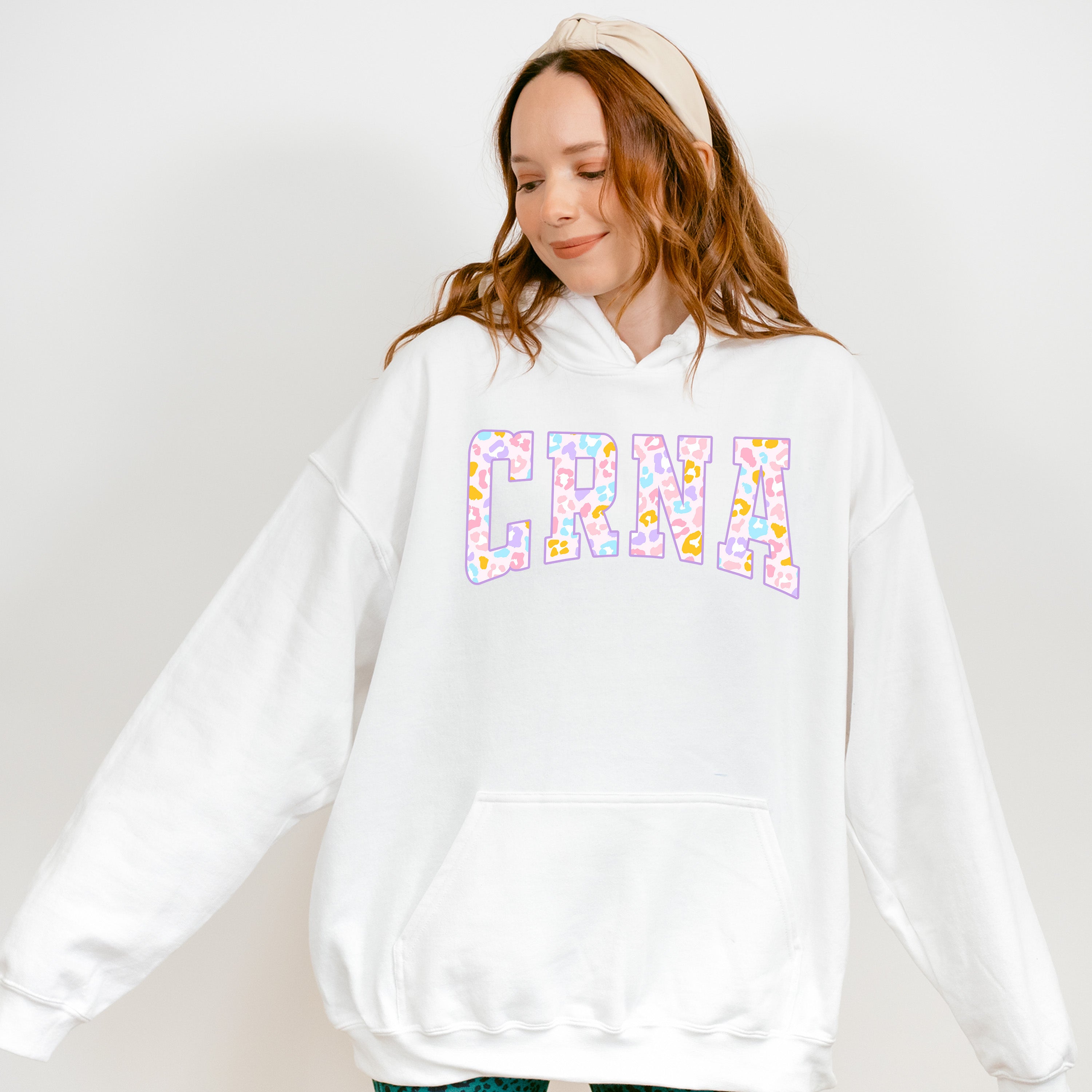 CRNA Colorful Design - CRNA Unisex Crewneck T-Shirt Sweatshirt Hoodie