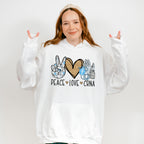 Peace Love CRNA - CRNA Unisex Crewneck T-Shirt Sweatshirt Hoodie