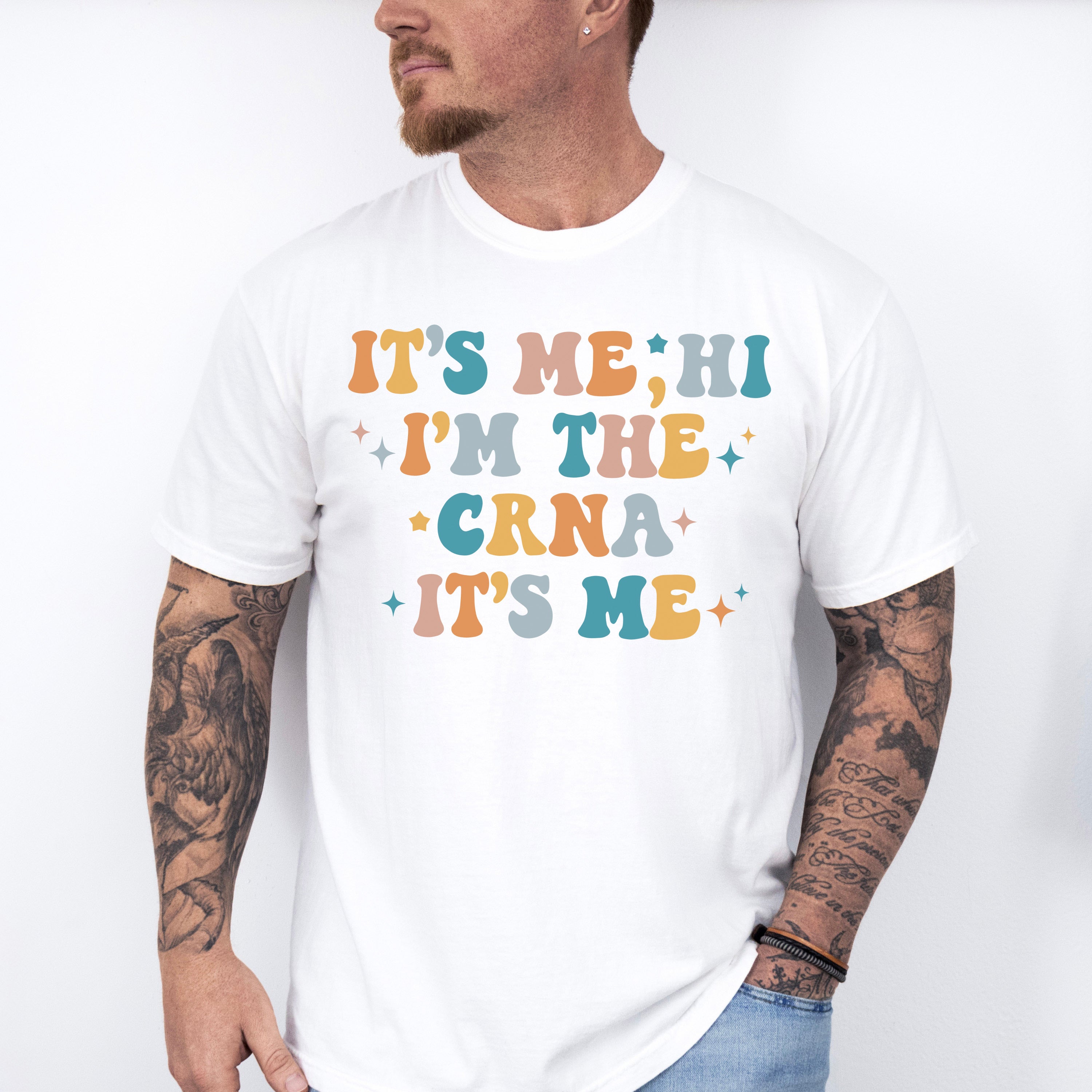 It's Me Hi I'm The CRNA It's Me - CRNA Unisex Crewneck T-Shirt Sweatshirt Hoodie