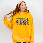 Emergency Nurse Floral Design - ER Nurse Unisex Crewneck T-Shirt Sweatshirt Hoodie