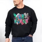 Er Nurse Gloves Pills Design - ER Nurse Unisex Crewneck T-Shirt Sweatshirt Hoodie