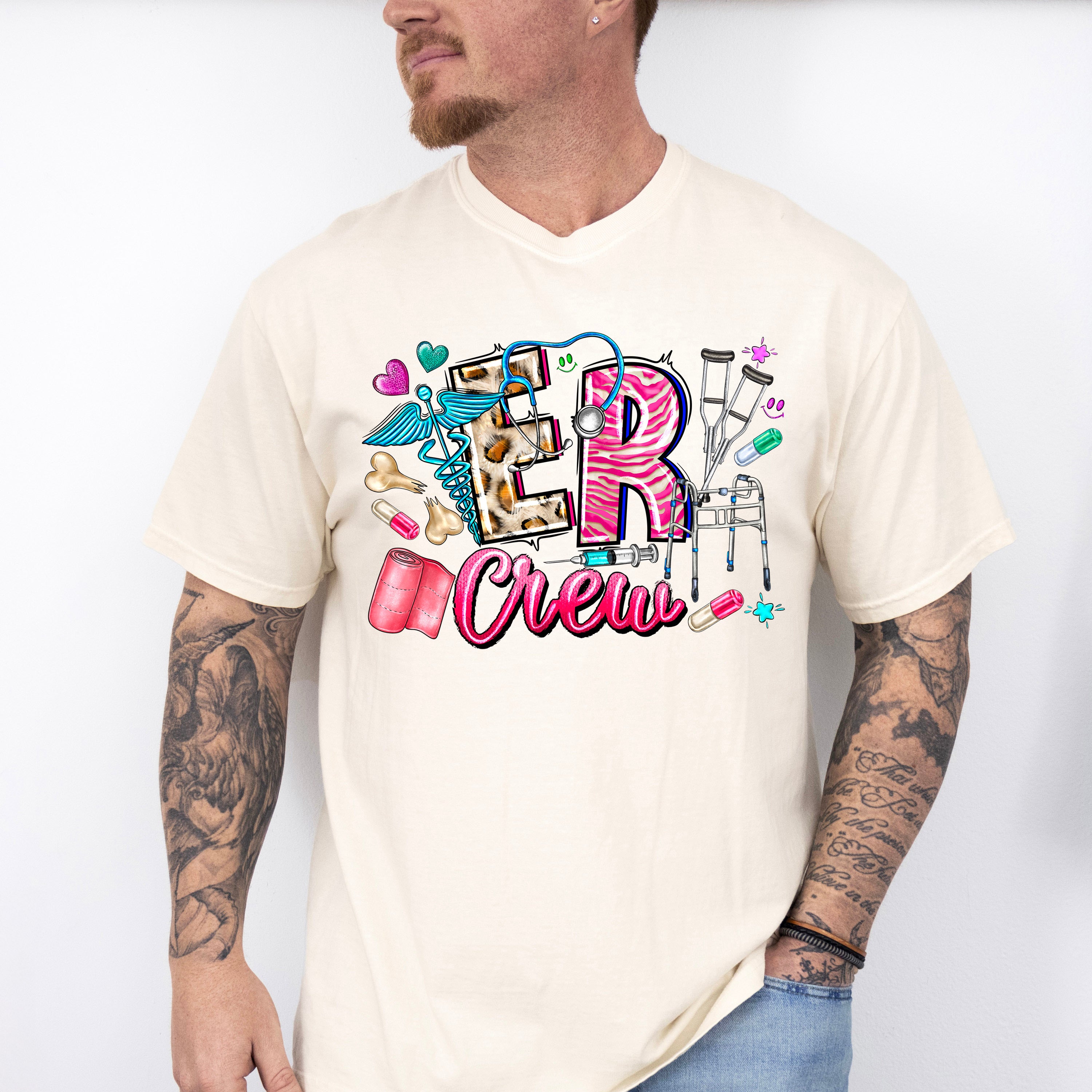 Er Crew Design - ER Nurse Unisex Crewneck T-Shirt Sweatshirt Hoodie