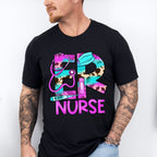 Er Nurse Purple Design - ER Nurse Unisex Crewneck T-Shirt Sweatshirt Hoodie