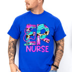 Er Nurse Purple Design - ER Nurse Unisex Crewneck T-Shirt Sweatshirt Hoodie