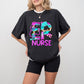 Er Nurse Purple Design - ER Nurse Unisex Crewneck T-Shirt Sweatshirt Hoodie